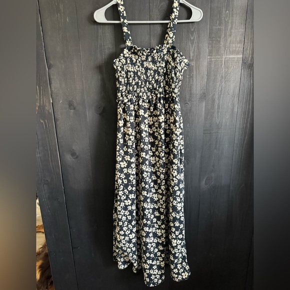 Ingrid & Isabel Black and White floralSpaghetti Strap Sundress - Picture 1 of 3